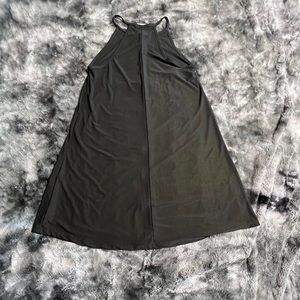 Short dress with front zipper